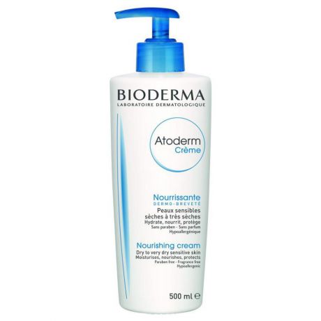 Крем для лица и тела Bioderma Atoderm, 200 мл, с помпой, для сухой и атопичной кожи