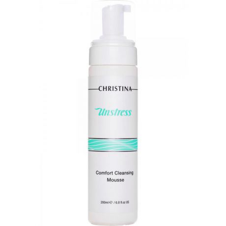 Очищаюший мусс для лица Christina Unstress Comfort Cleansing Mousse, 200 мл