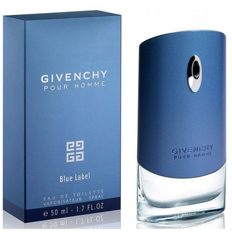 Туалетная вода Givenchy Pour Homme Blue Label edt, 50 мл, мужская