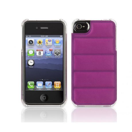 Чехол для Apple iPhone 4/4S Griffin Elan Form Fight GB03124 Orchid/Clear