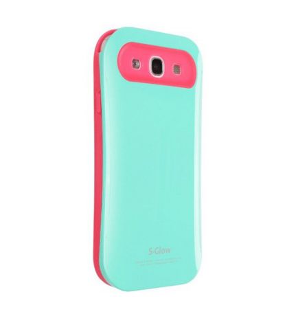 Чехол AEONAZ I-Glow для iPhone 5/5s Mint-Pink (i503T)
