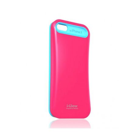 Чехол AEONAZ I-Glow для iPhone 5/5s Pink-Blue (i501T)