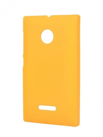Чехол-накладка Pulsar Clipcase Soft-Touch для Microsoft Lumia 435 (оранжевая)