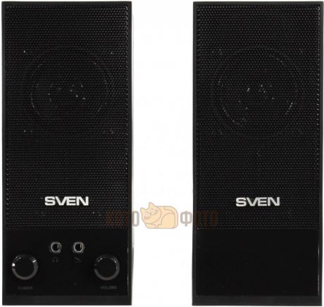 Колонки Sven SPS-604 2.0 черный 4Вт портативные