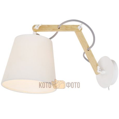 Бра (настенный светильник) Arte Lamp Pinoccio A5700AP-1WH