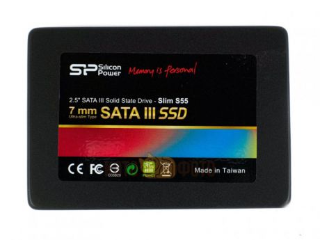 Накопитель SSD Silicon Power Slim S55 240Gb (SP240GBSS3S55S25)
