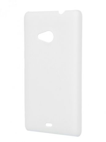 Чехол-накладка Pulsar CLIPCASE PC Soft-Touch для Microsoft Lumia 540 (белая)