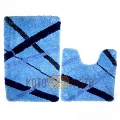Набор ковриков для ванной комнаты микрофибра Iddis Blue Rain MID160MS