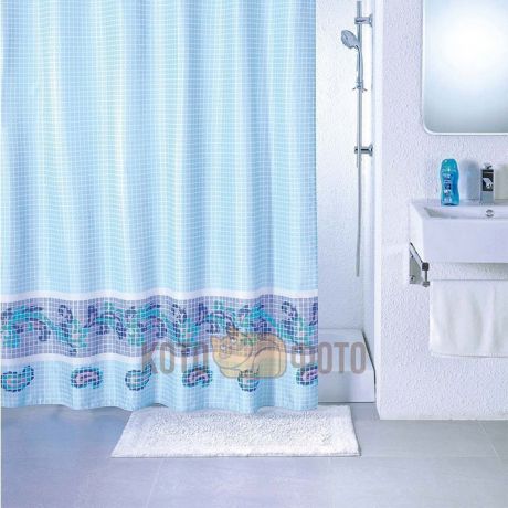 Шторка для ванной комнаты Milardo Blue Fresco SCMI011P