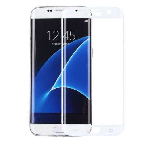 Защитное стекло BoraSCO 3D для Samsung Galaxy S7 SM-G930 Белая рамка