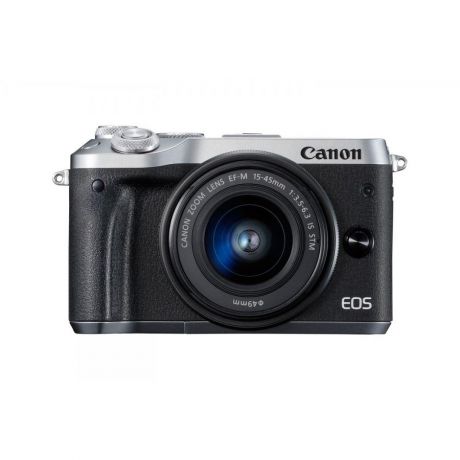 Цифровой фотоаппарат Canon EOS M6 Kit EF-M 15-45 IS STM Silver