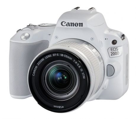 Фотоаппарат зеркальный Canon EOS 200D Kit 18-55mm IS STM White