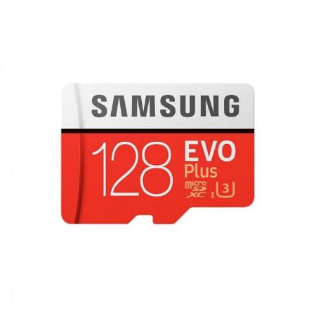 Карта памяти Samsung microSDXC EVO+ V2 128Gb+adapter (MB-MC128GARU)