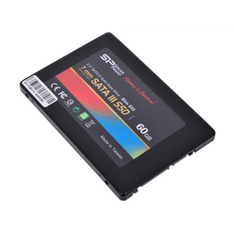 Накопитель SSD Silicon Power Slim S55 60Gb 2.5 (SP060GBSS3S55S25)