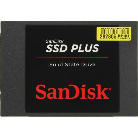 Накопитель SSD SanDisk SSD Plus 480Gb (SDSSDA-480G-G26)
