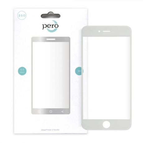 Защитное стекло PERO 2.5D для Samsung Galaxy A8 A530, белое