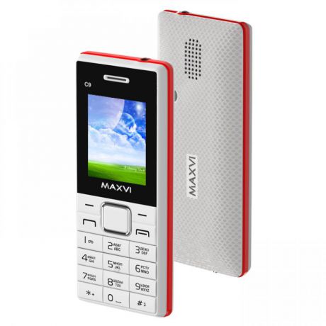 Мобильный телефон Maxvi C9 White Red