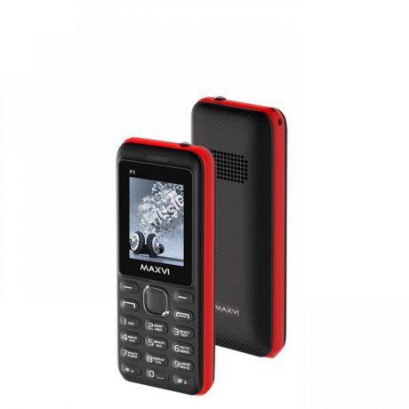 Мобильный телефон Maxvi P1 Black Red