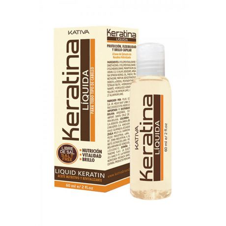 Жидкий кератин для волос Kativa Keratina, 60 мл