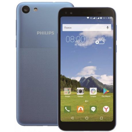 Смартфон Philips S395 Light Blue