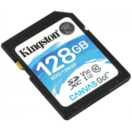 Карта памяти Kingston SDXC 128Gb Class10 SDG/128GB Canvas Go