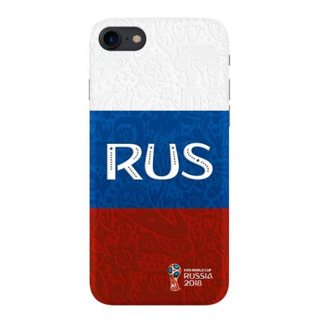 Чехол PC для Apple iPhone 7/8, FIFA_Flag Russia, Deppa