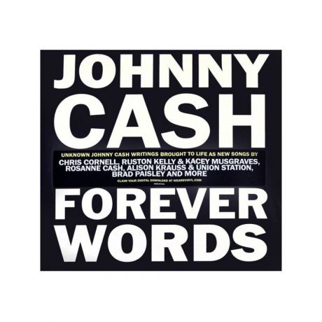 Виниловая пластинка Various Artists, Johnny Cash: Forever Words