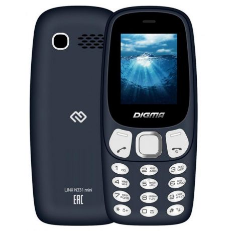 Мобильный телефон Digma Linx N331 mini 2G Dark Blue