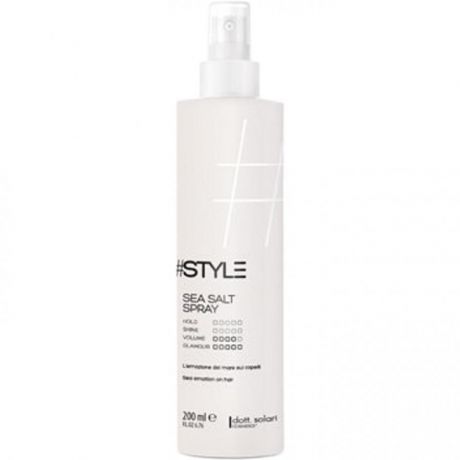 Спрей для укладки волос Dott.Solari Cosmetics Styiling System, 200 мл, на основе морской соли