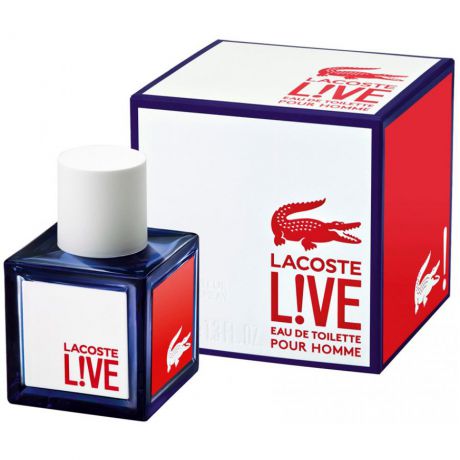 Туалетная вода Lacoste Live, 40 мл, мужская