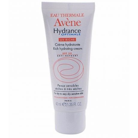 Крем для лица Avene Hydrance Optimale UV20 Riche 40 мл, увлажняющий, защитный, для сухой кожи