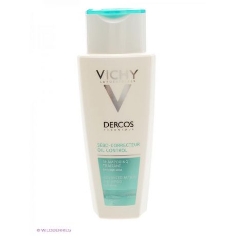 Шампунь для волос Vichy Dercos Sebo Correcteur, 200 мл, регулирующий для жирных волос