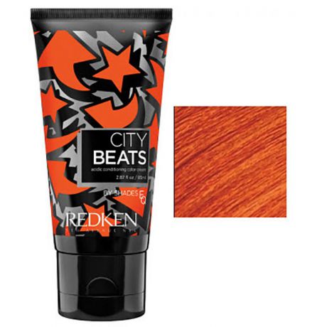 Крем с тонирующим эффектом для волос Redken City Beats, 85 мл, Закат в Вест-Виллидж (оранжевый)