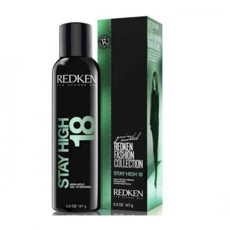 Гель-мусс для укладки волос Redken Stay High 18, 150 мл, для придания объема