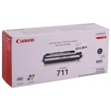 Картридж Canon 711BK (1660B002) для Canon LBP5300/5360, черный