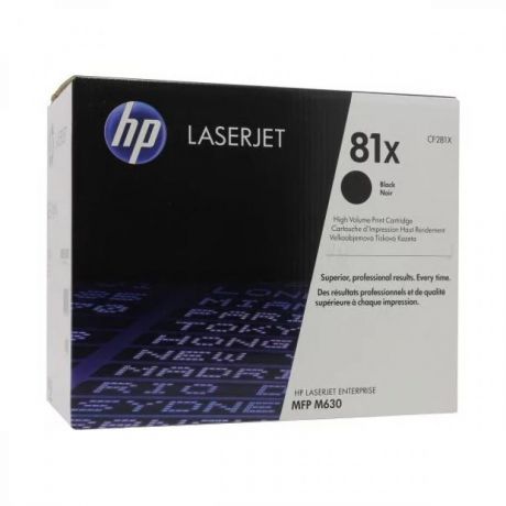 Картридж HP CF281X для HP LJ Pro M630dn/f/h/z, черный