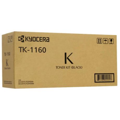 Картридж Kyocera TK-1160 для Kyocera P2040dn/P2040dw, черный