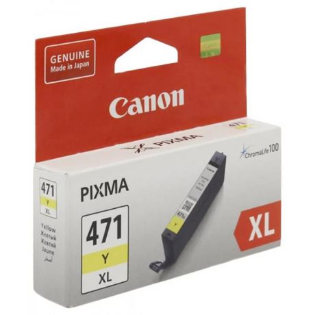 Картридж Canon CLI-471XLY (0349C001) для Canon Pixma MG5740/MG6840/MG7740, желтый