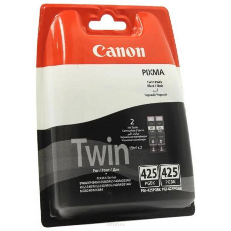 Картридж Canon PGI-425PGBK (4532B007) x2 для Canon iP4840/MG5140, черный