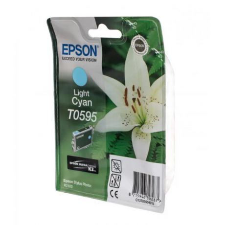 Картридж Epson T0595 (C13T05954010) для Epson St Ph R2400, светло-голубой