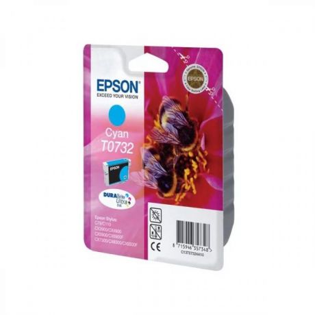 Картридж Epson T0732 (C13T10524A10) для Epson С79/СХ3900/4900/5900, голубой