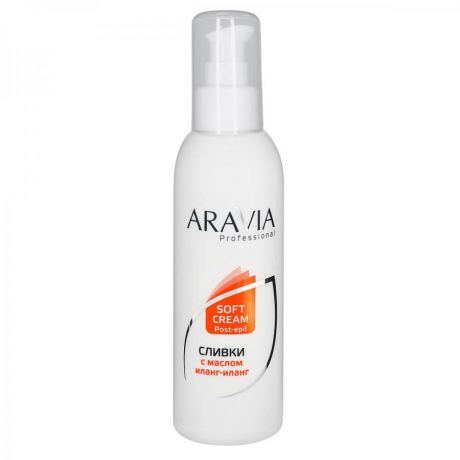 Сливки после депиляции Aravia Professional, 150 мл, с маслом иланг-иланг для восстановления pH кожи