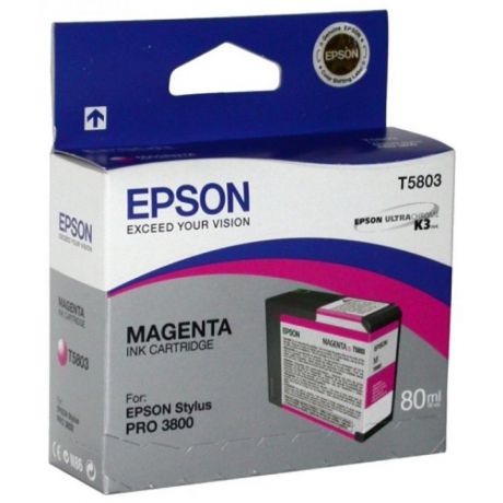Картридж Epson T5803 (C13T580300) для Epson St Pro 3800, пурпурный