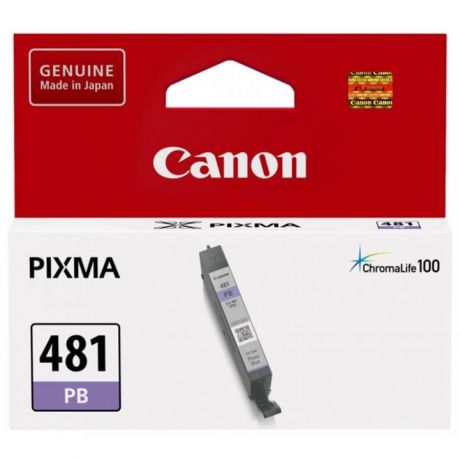 Картридж Canon CLI-481PB (2102C001) для Canon Pixma TS8140TS/TS9140, голубой