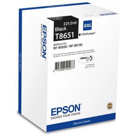 Картридж Epson T8651 (C13T865140) для Epson WF5190/5690, черный
