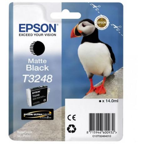 Картридж Epson T3248 (C13T32484010) для Epson SureColor SC-P400, черный матовый