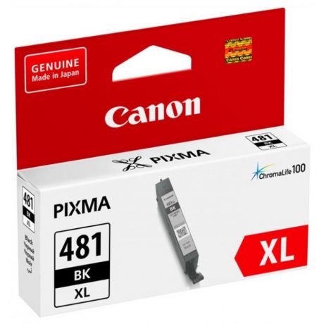 Картридж Canon CLI-481 BK XL (2047C001) для Canon Pixma TS6140/TS8140TS/TS9140/TR7540/TR8540, черный