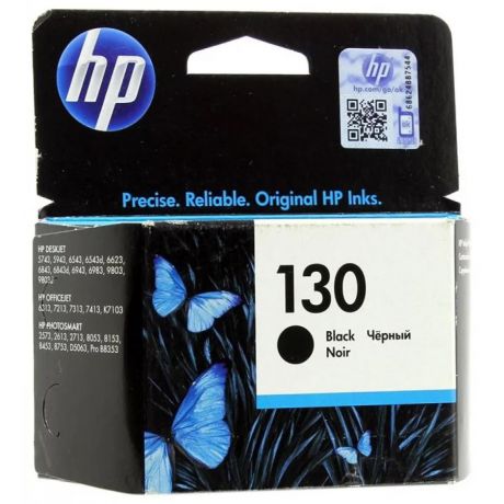 Картридж HP 130 C8767HE для HP DJ 6543/5743/6843/PS 8153/8453, черный