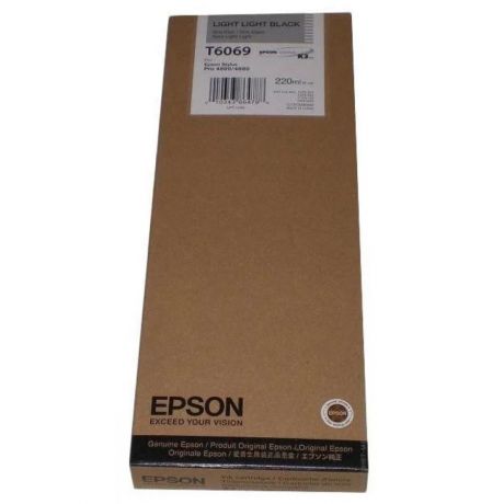Картридж Epson T6069 (C13T606900) для Epson St Pro 4880, светло-серый