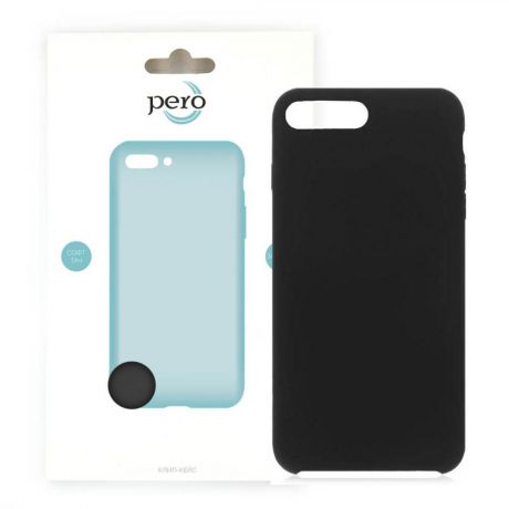 Клип-кейс PERO для iPhone 8 Plus софт-тач/черный